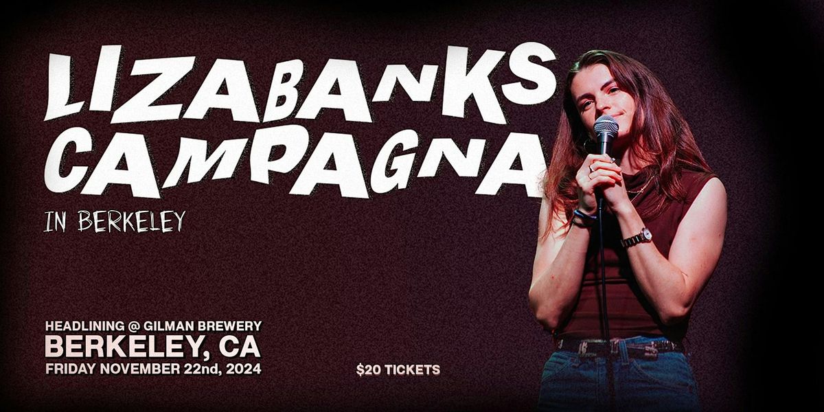 Stand-Up Comedian LizaBanks Headlines in Berkeley