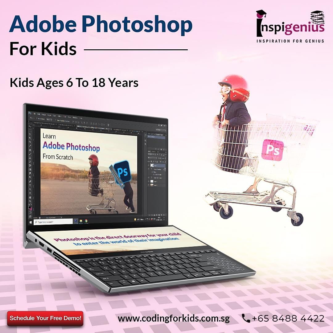 Photoshop Course for kids Singapore - Lets Add Creativity