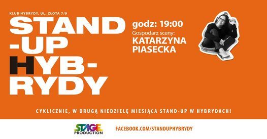 Warszawa: Stand-up Hybrydy - Abelard Giza program "Zaodrze"