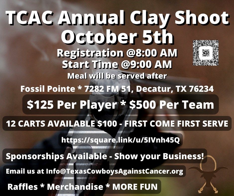 2024 TCAC Annual Clay Shoot