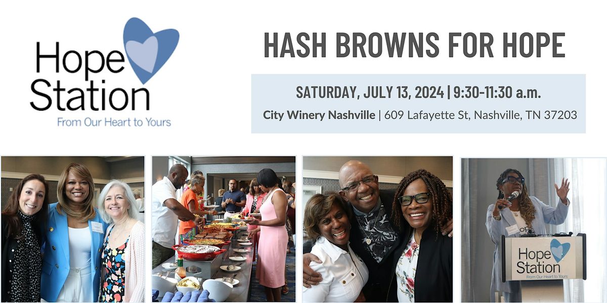 Hash Browns for Hope: Fundraiser for Hope Station