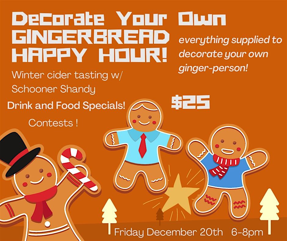 DYO Ginger-Person Happy Hour!