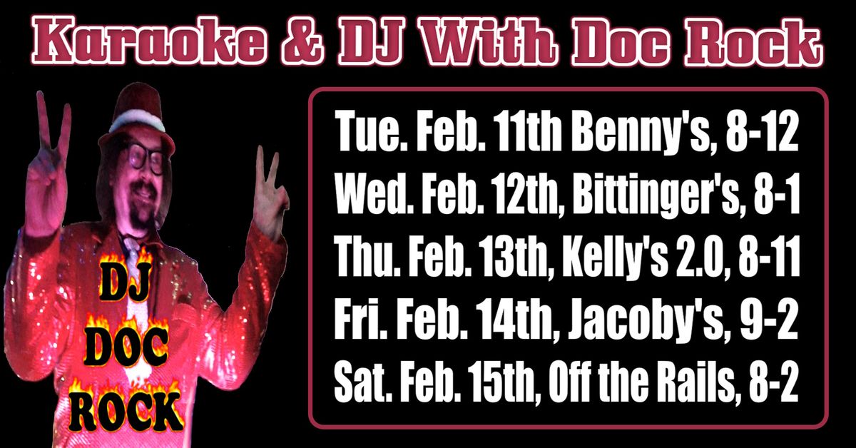 Karaoke This Week With DJ Doc Rock!