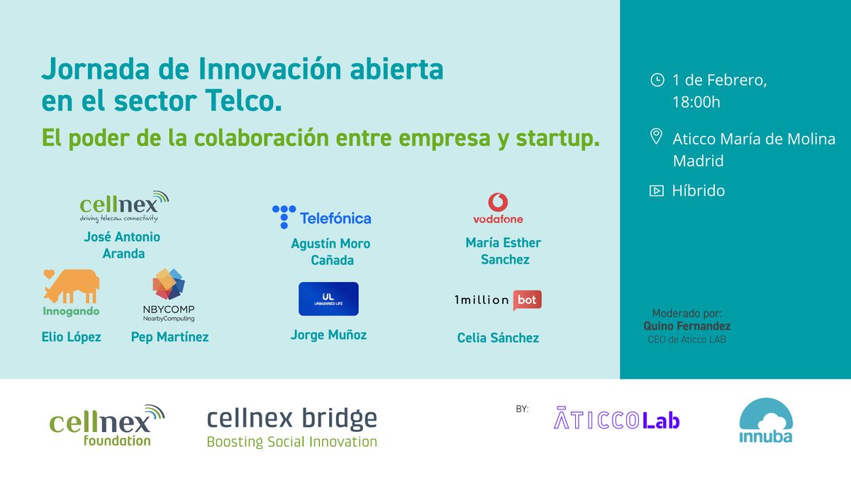 Jornada de Innovaci\u00f3n abierta en el sector Telco - Corporates & Startups