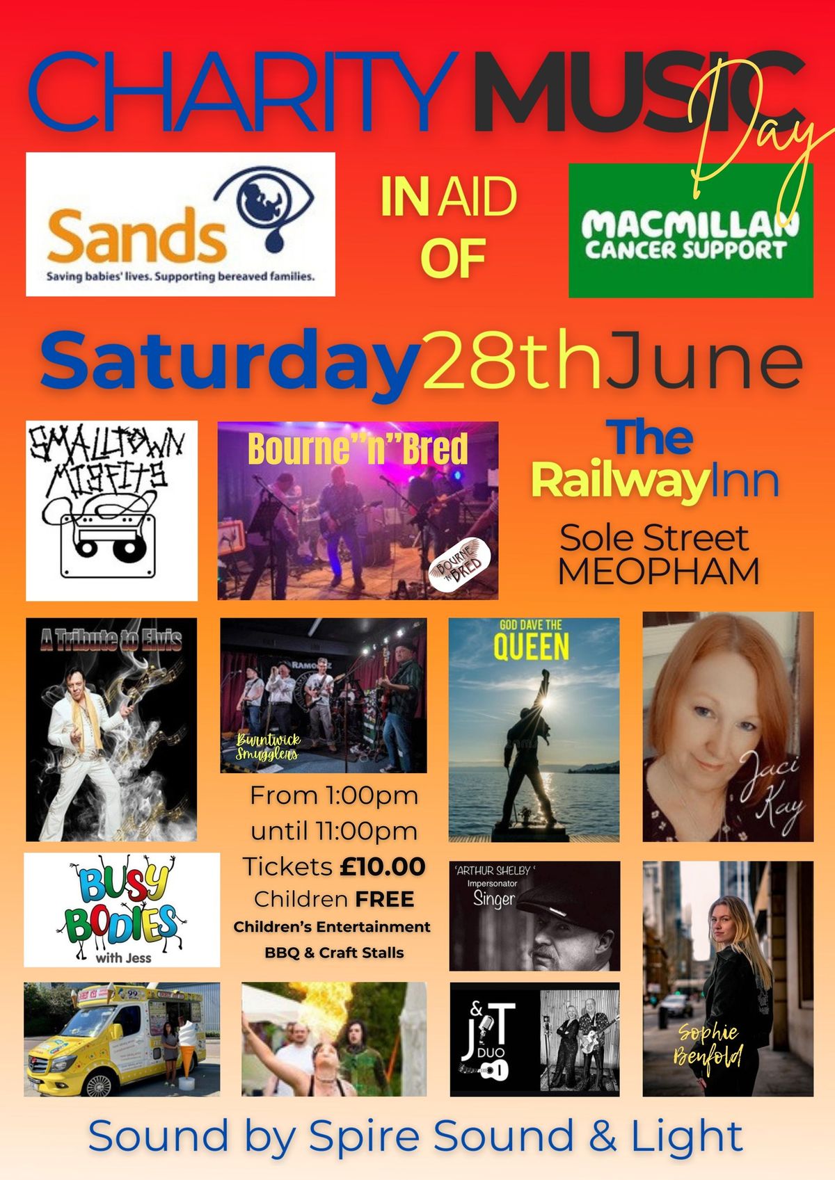 Charity Music Day, In Aid Of MacMillan Cancer Support & Sands Help For Bereaved Families