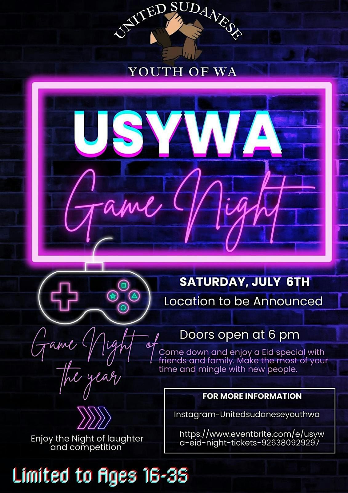 USYWA GAMES NIGHT