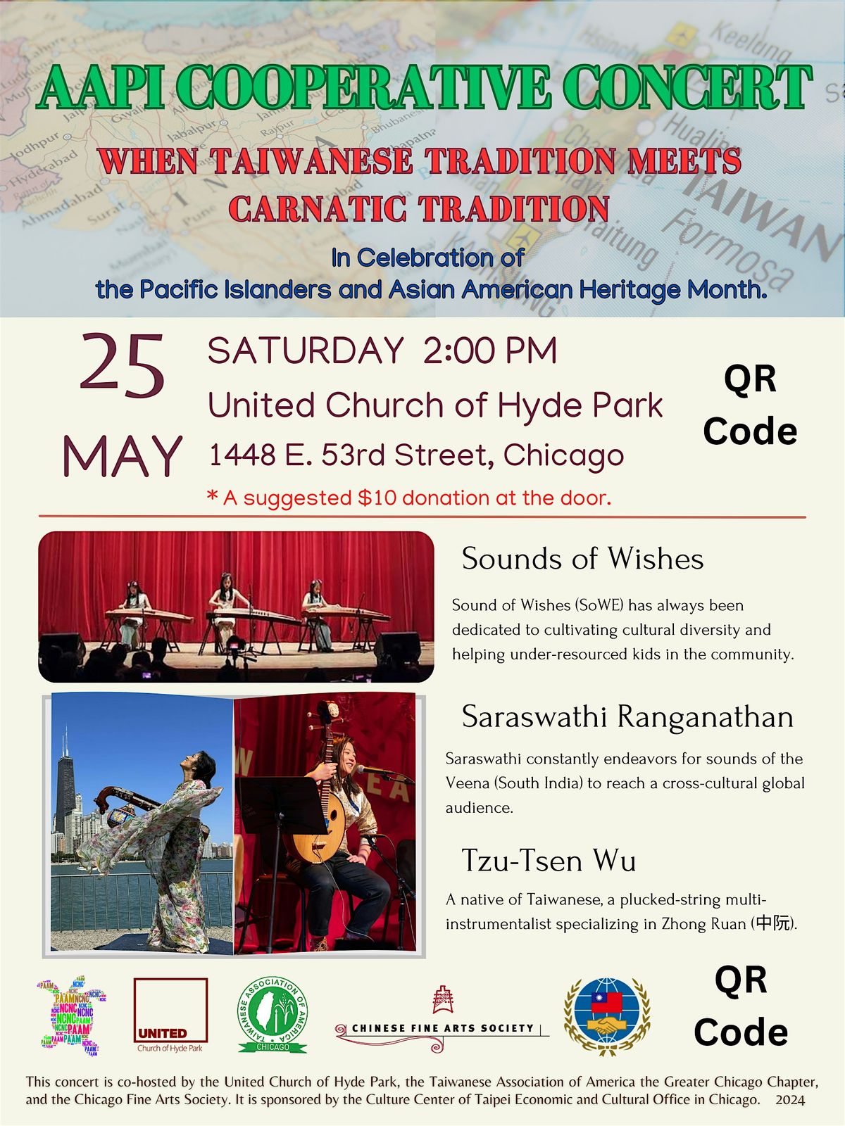 AAPI Cooperative Concert: When Taiwanese Tradition meets Carnatic Tradition