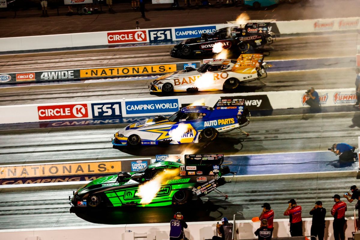 NHRA Four Wide Nationals at Charlotte Motor Speedway