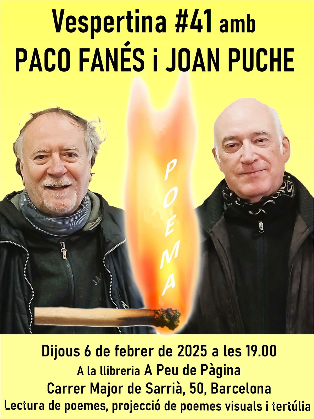 Vespertina #41 amb PACO FAN\u00c9S i JOAN PUCHE