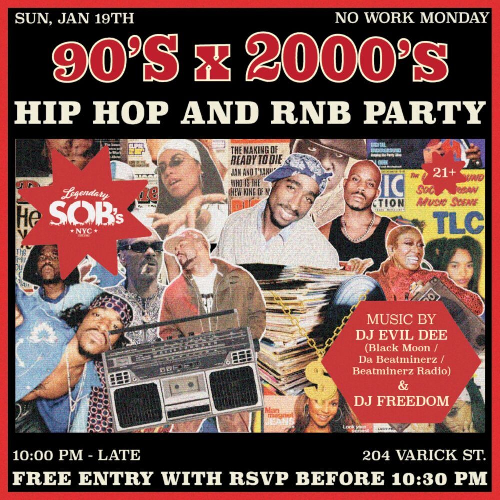 90s Theme Hip-Hop and R&B Party