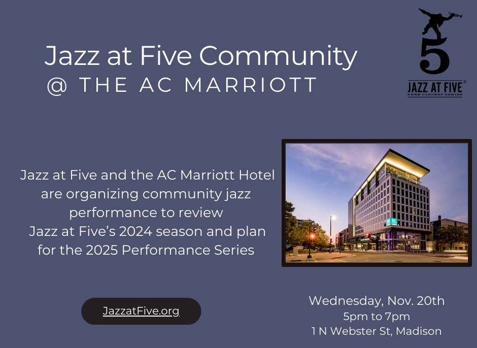 Jazz at Five 2024 Season Celebration