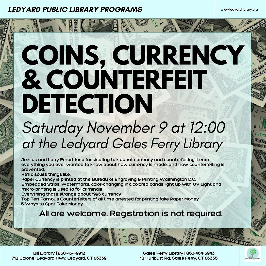 Coins, Currency, and Counterfeiting