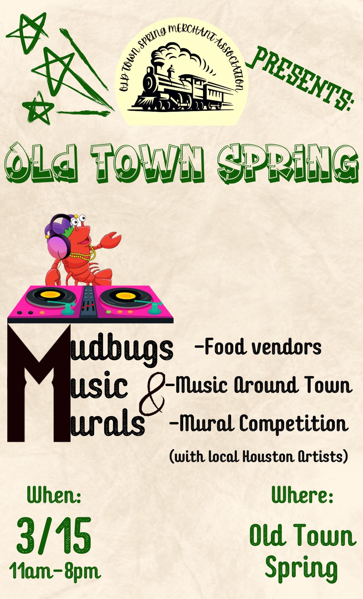 Mudbugs, Music & Murals 