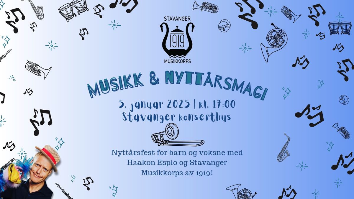 MUSIKK & NYTT\u00c5RSMAGI \u2013 STAVANGER MUSIKKORPS AV 1919 \/ Stavanger konserthus