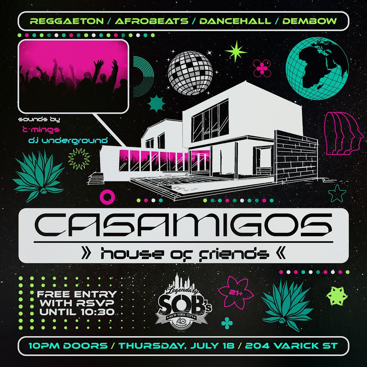 Casamigos: House of Friends (a party for friends & music lovers)