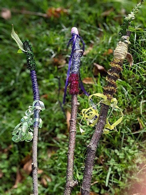 Magical Nature Wands at Sherborn Crescent \/ Verity Park