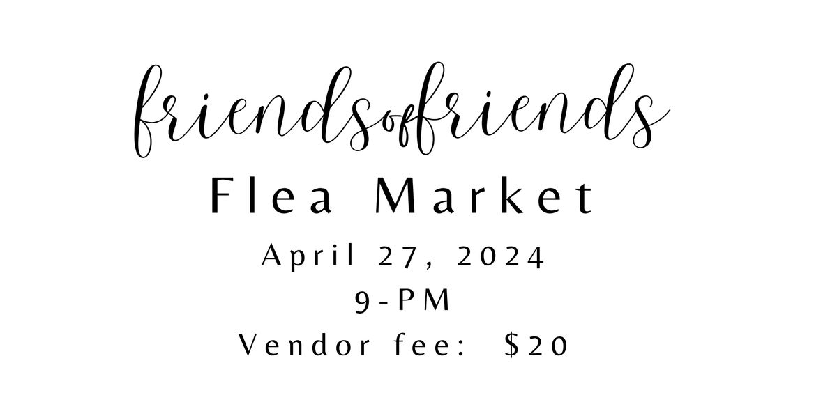 Friends of Friends  Vendor Registration