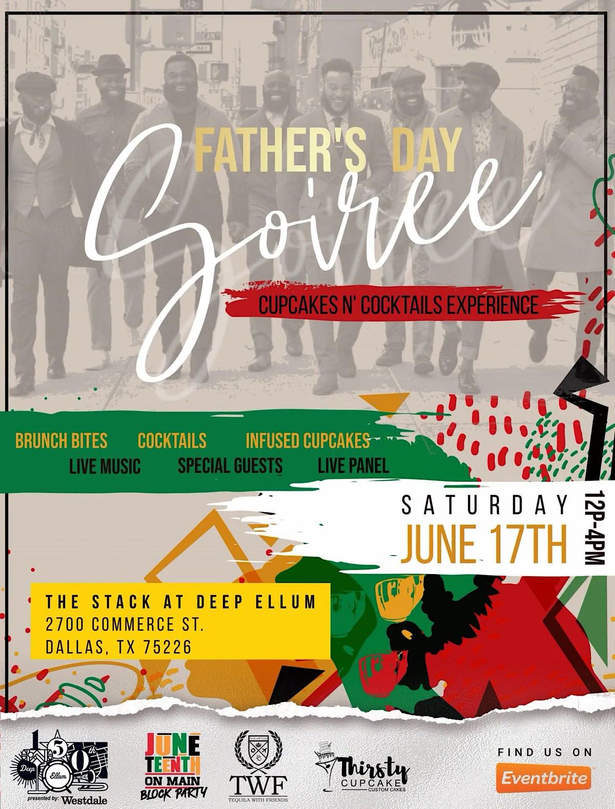 Father's Day Soiree: A Juneteenth Cupcakes N' Cocktails Experience