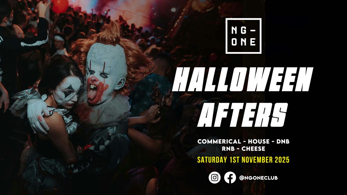 HALLOWEEN AFTERS PART 2 - TILL 8AM - THREE ROOMS - COMMERCIAL\/HOUSE\/DNB\/RNB\/CHEESE\/POP