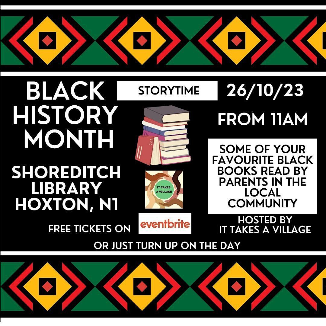 STORYTIME - CELEBRATING BLACK HISTORY MONTH AT SHOREDITCH LIBRARY