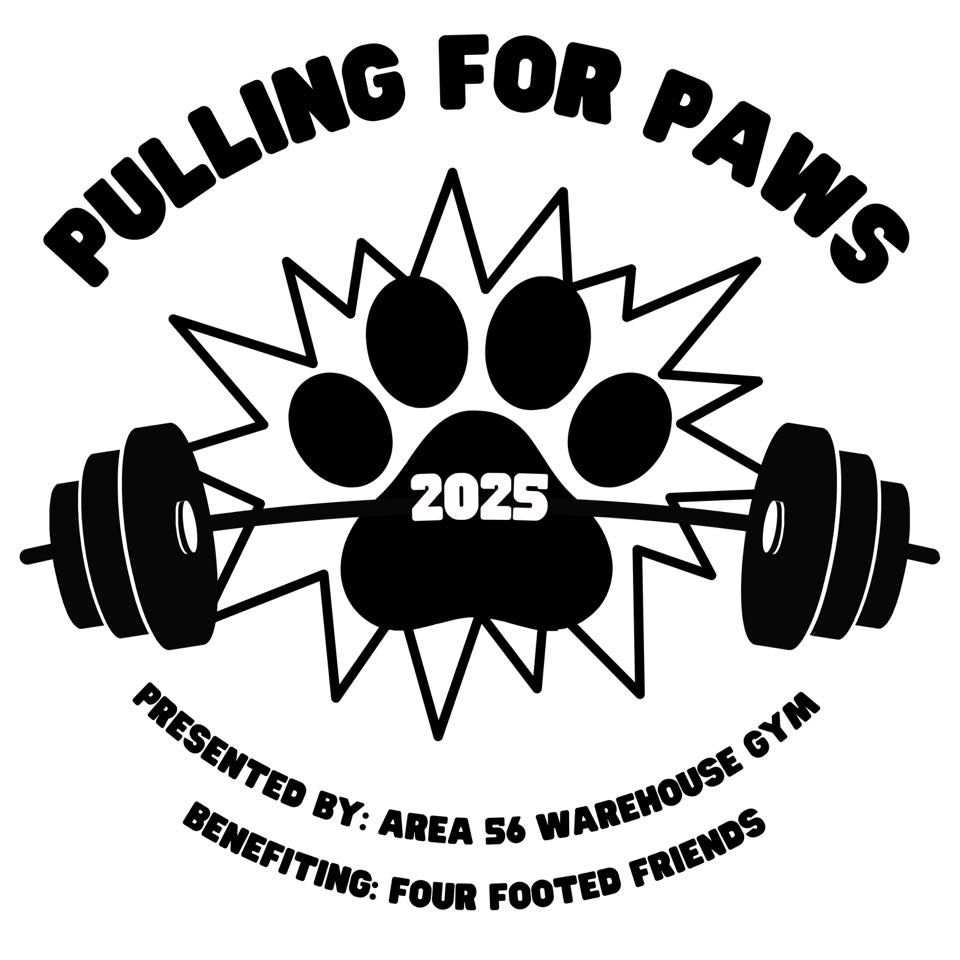 PULLING FOR PAWS 2025!!!   Deadlift Meet to Benefit Four Footed Friends