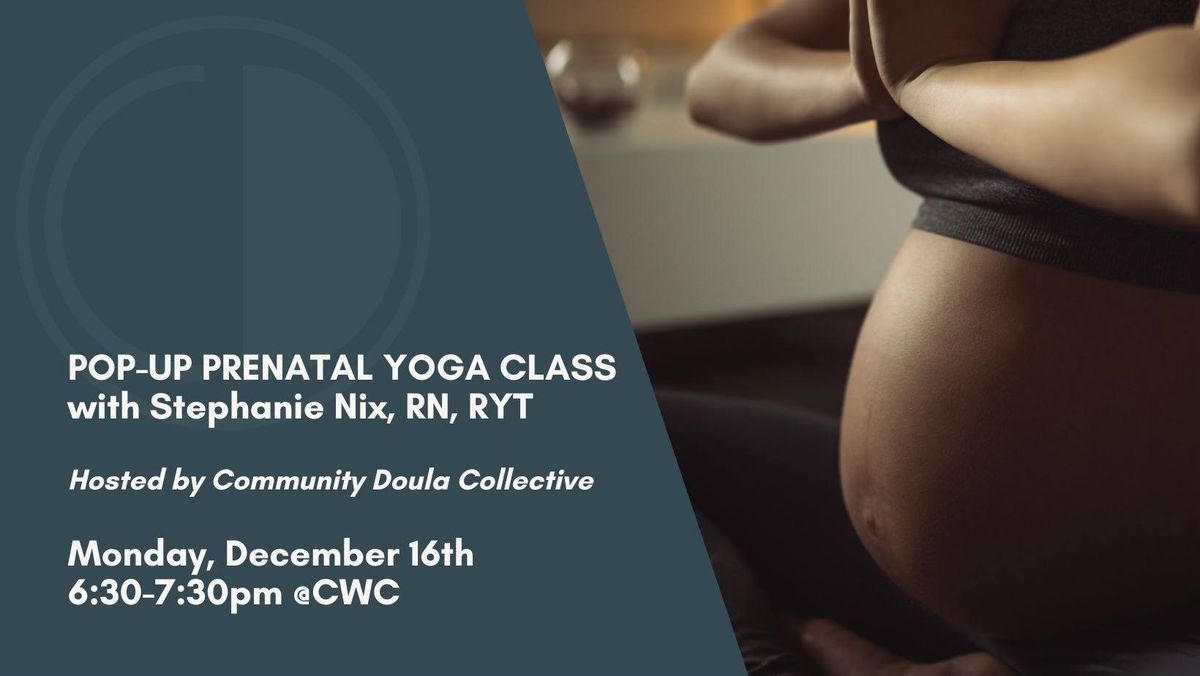 Pop-up Prenatal Yoga Class 