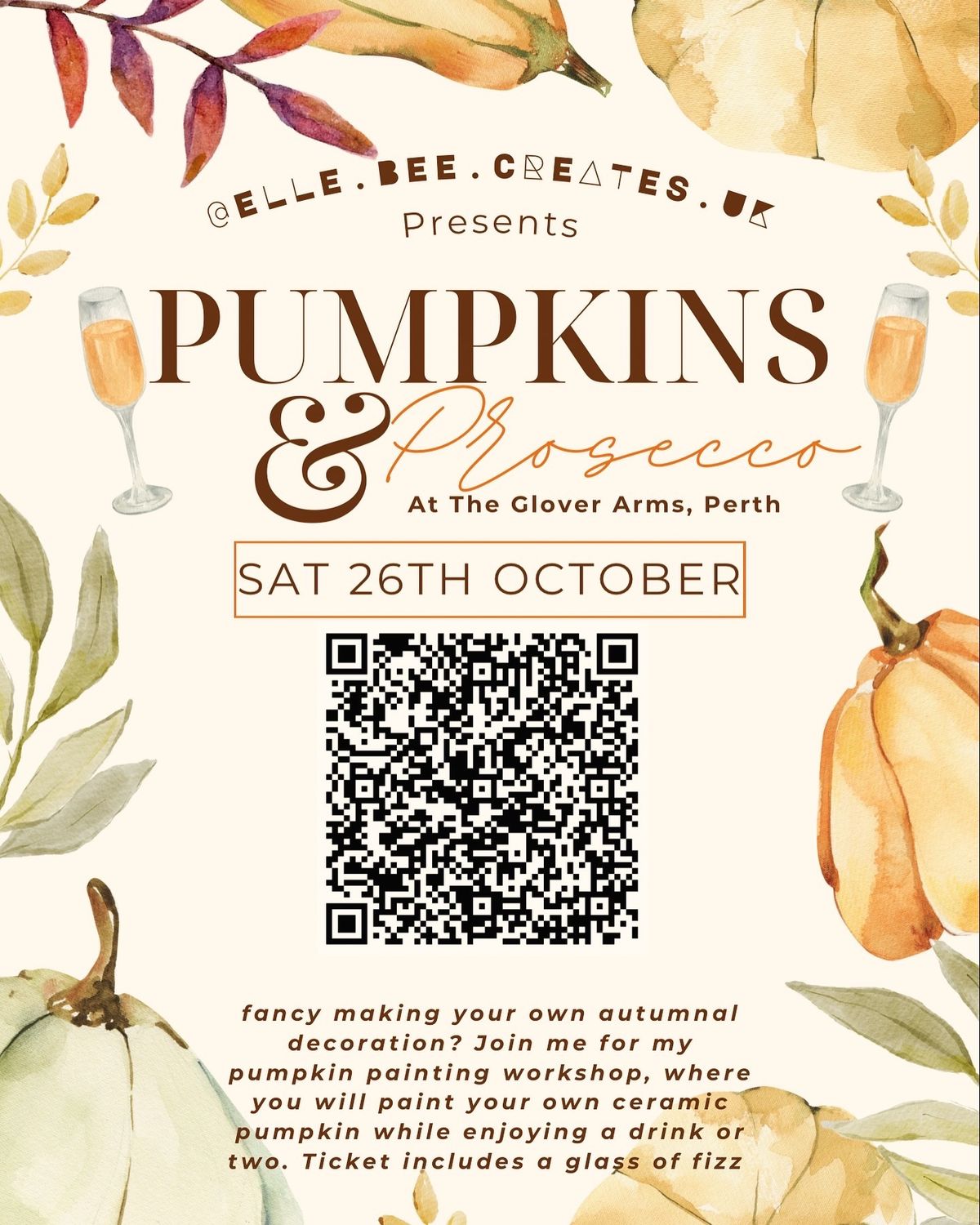 Pumpkins and Prosecco Perth