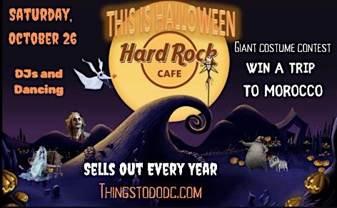 Hard Rock Halloween Party - Win a Trip to Morocco