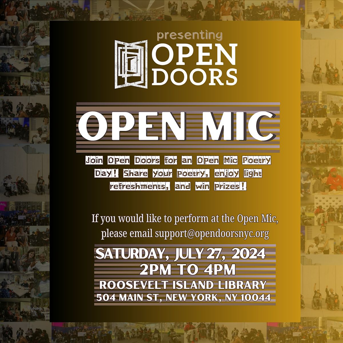 Open Mic with OPEN DOORS