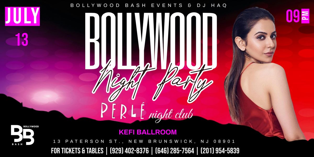 Biggest  Bollywood Night Party in New Jersey @Kefi Ballroom