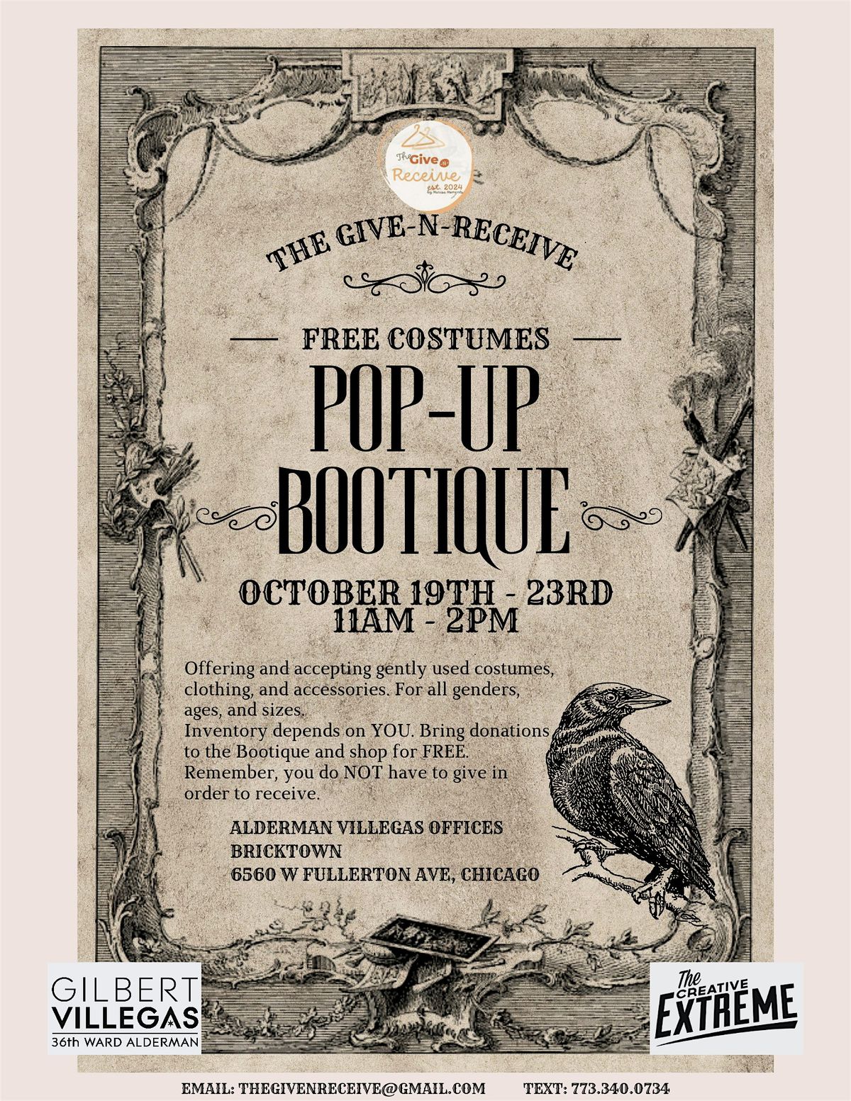 FREE Pop-up Costume, Clothing and Accessory BOO\u2022tique