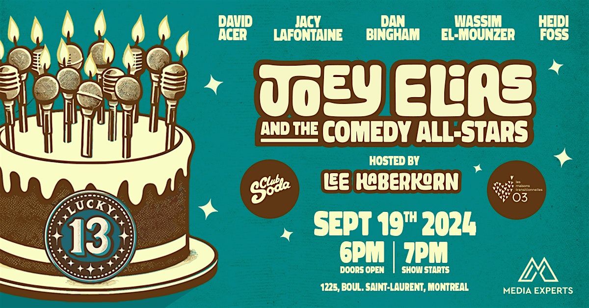 Media Experts Presents: Joey Elias and the Comedy All-Stars