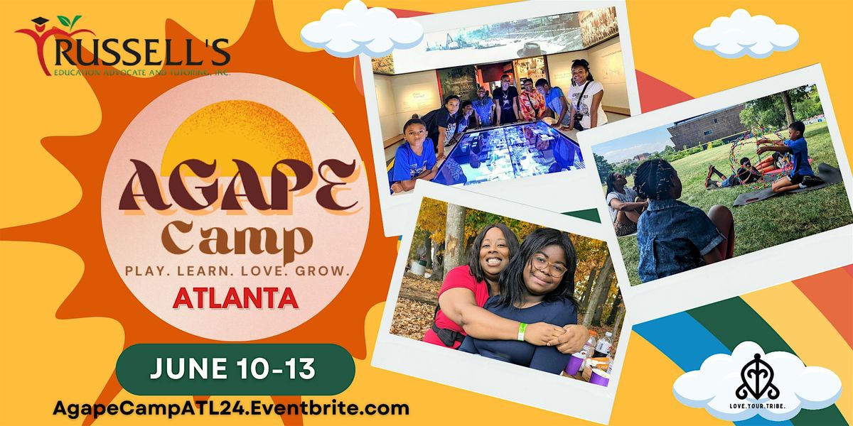 Agape Camp ATL- Summer 2024: 1-Week Camp w\/ Virtual Tutoring & Field Trips