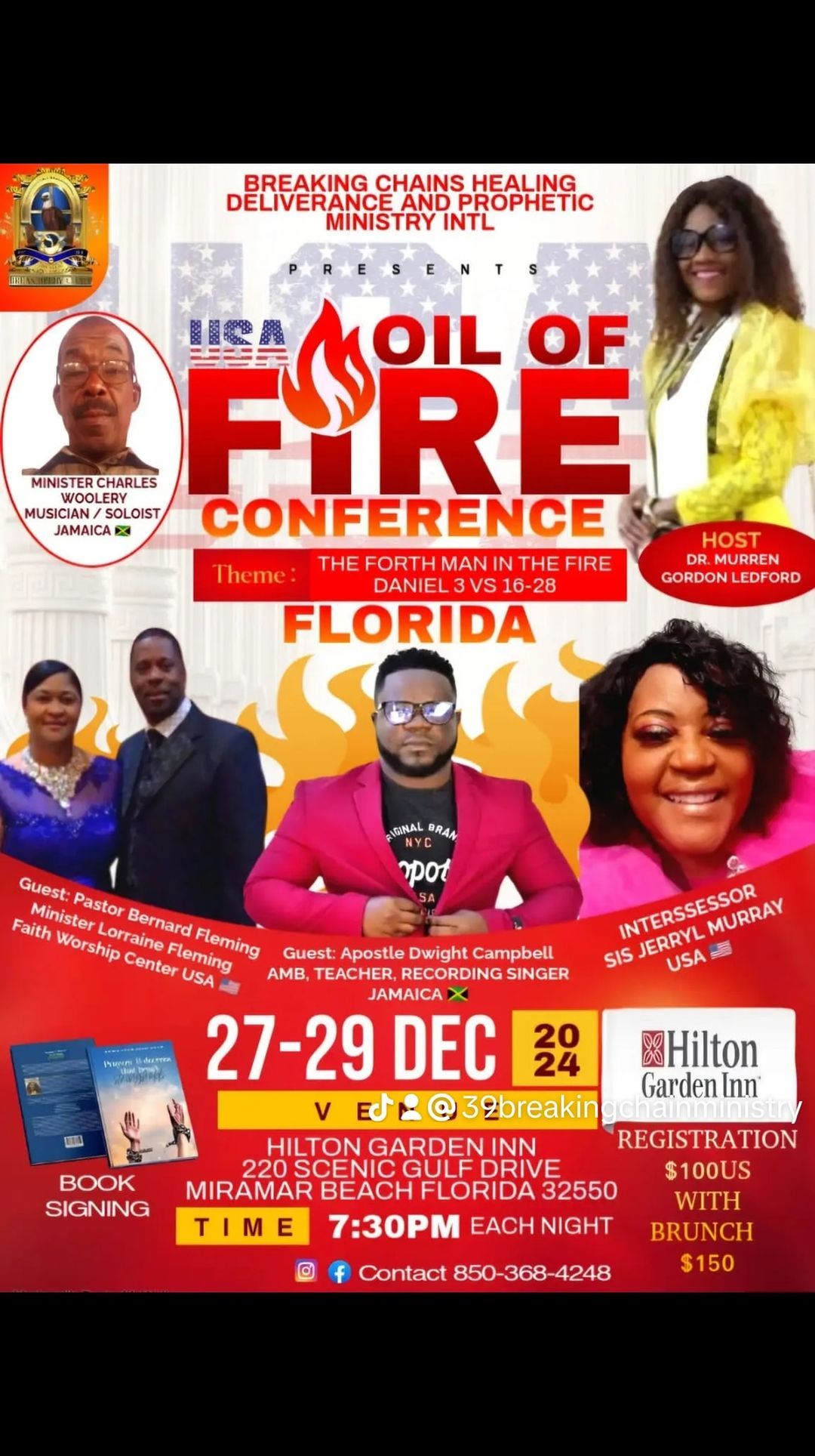 OIL OF FIRE CONFRENCE FLORIDA