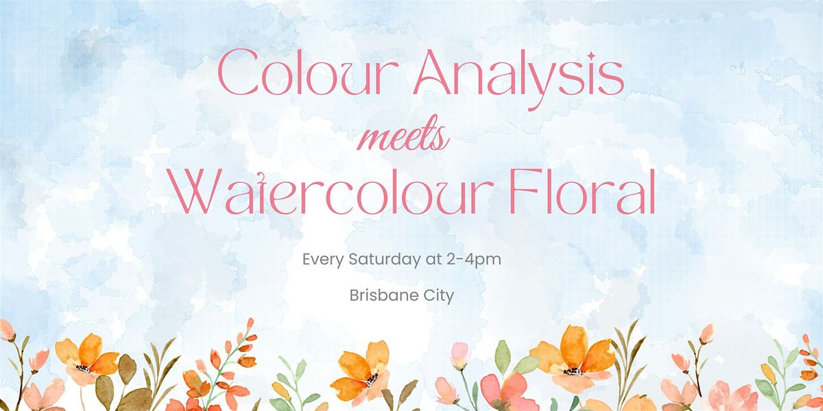 Personalized Watercolour Floral Workshop with Unique Colour Palette