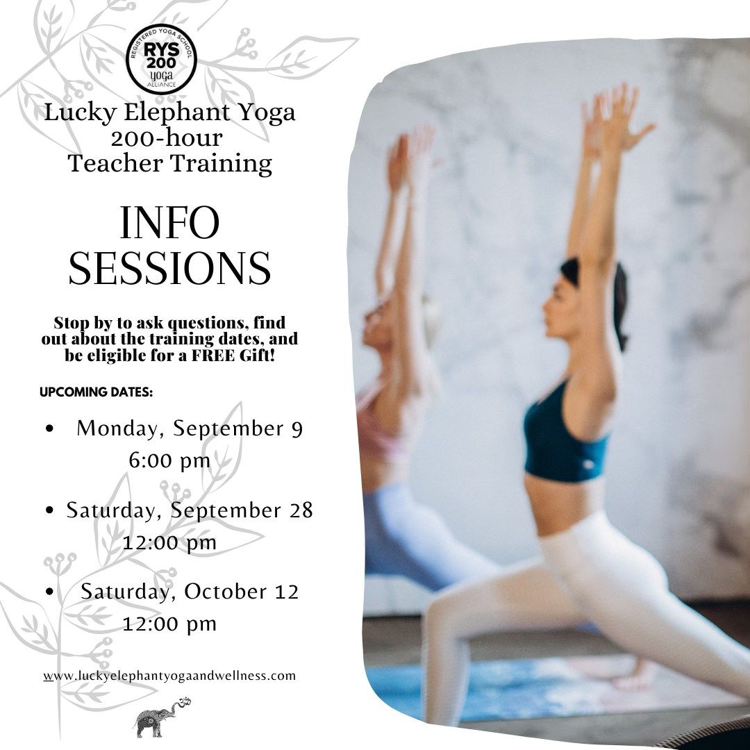 Q&A: Lucky Elephant Yoga 200hr Teacher Training (Info Session)