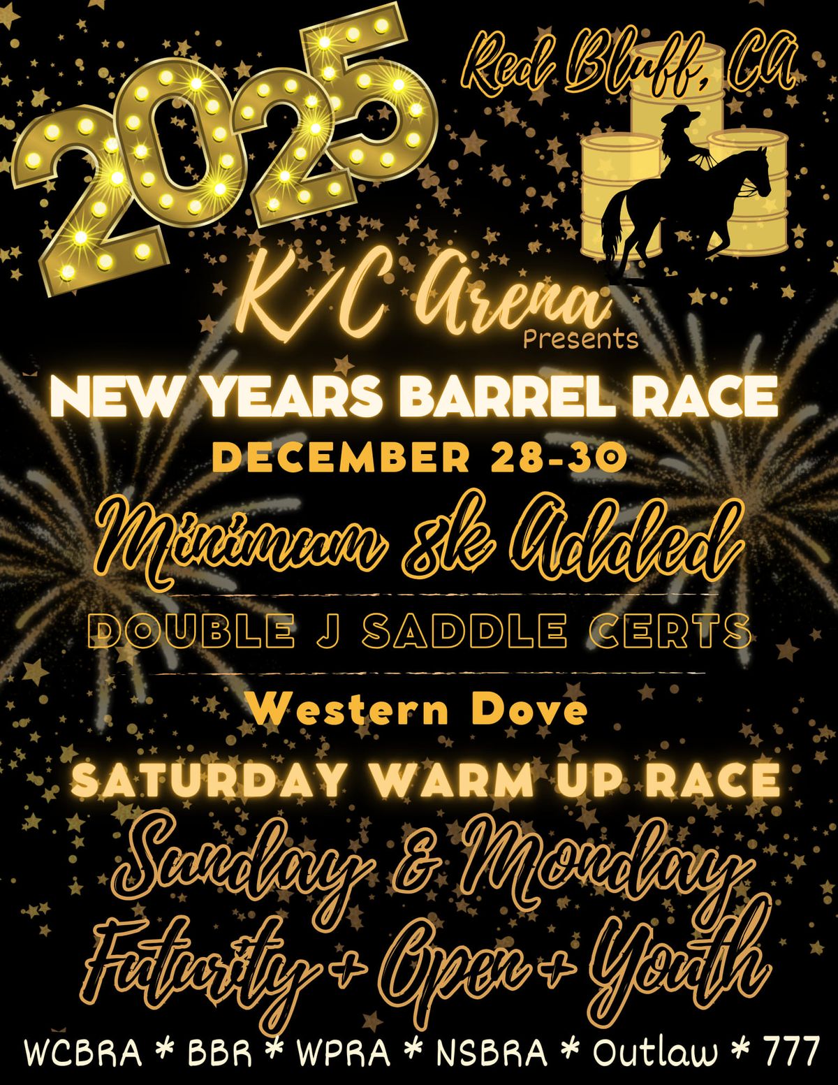 New Years Barrel Race, Red Bluff 2025