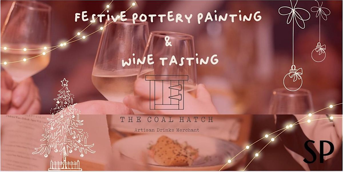 Festive Pottery Painting & Wine Tasting