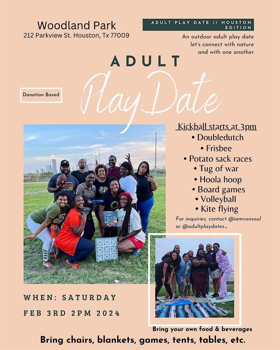 Adult Play Dates