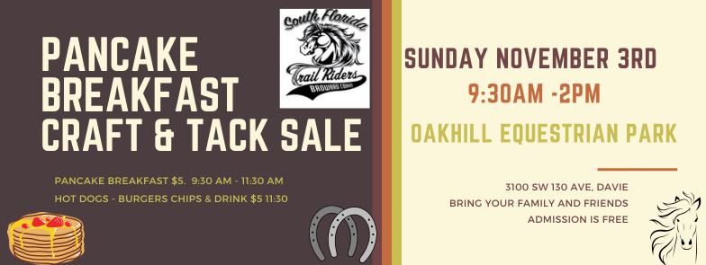 Pancake Breakfast Craft & Tack Sale  hosted by South Florida Trail Riders of Broward