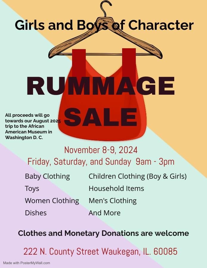 GBOC Rummage Sale Fundraiser 