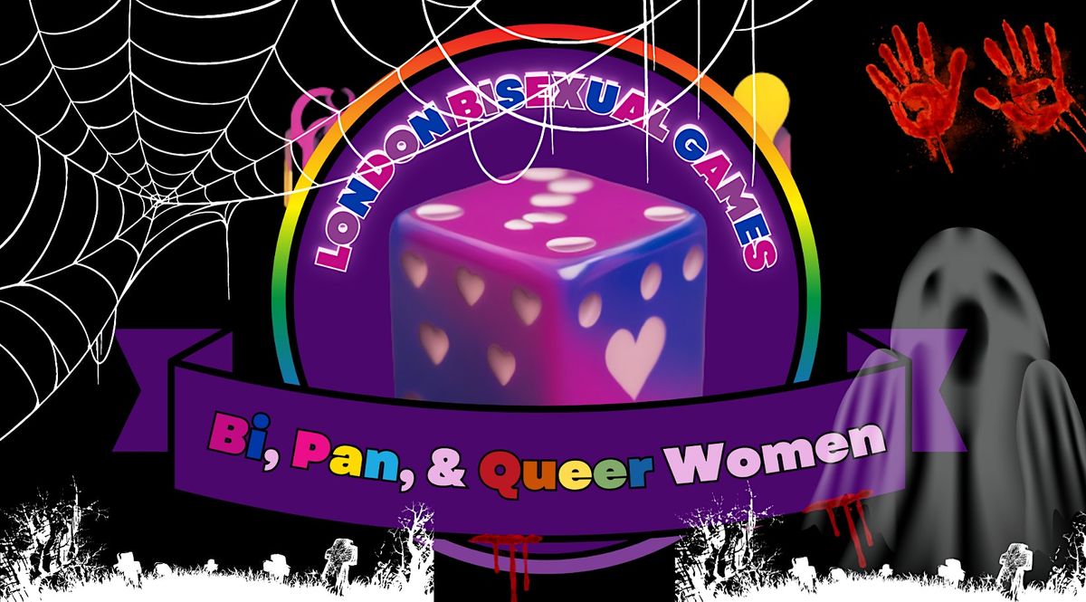 Halloween-Themed London Bisexual Women Games, Snacks, & Wine Night