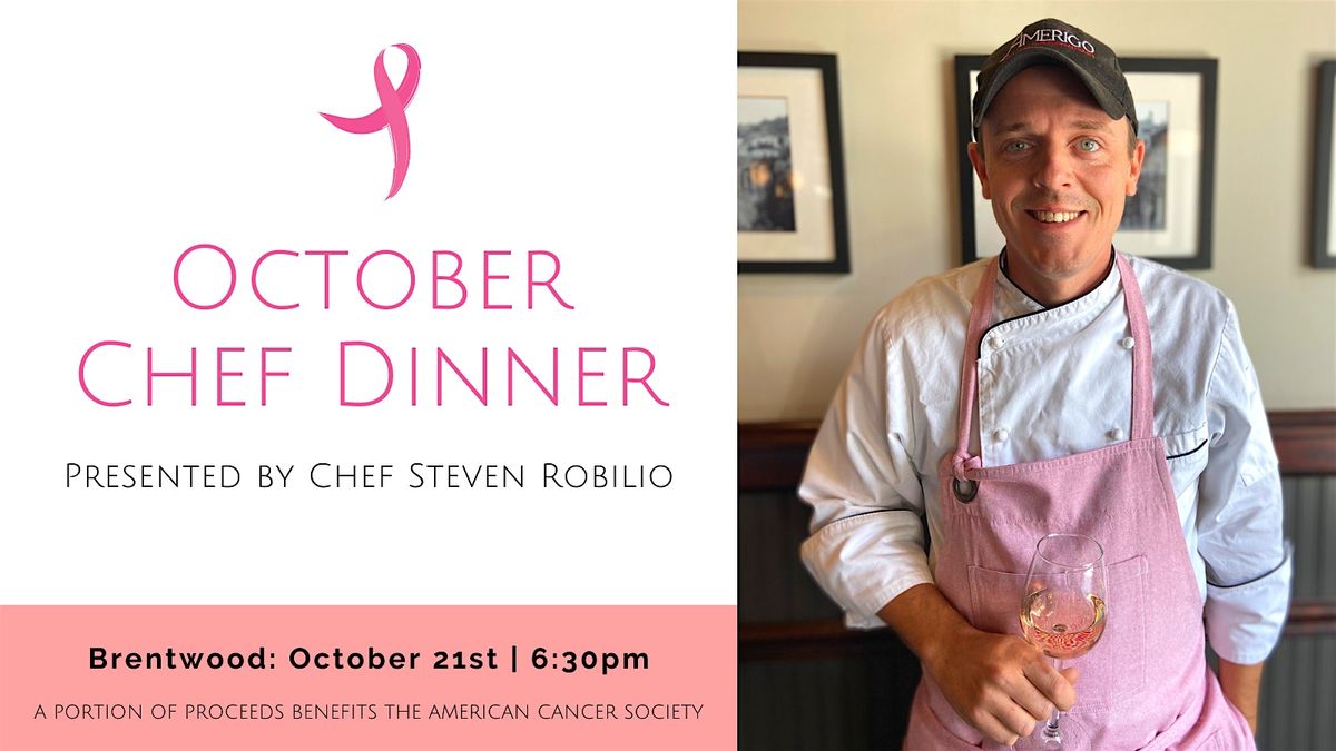 October Chef Dinner Series at Amerigo Cool Springs