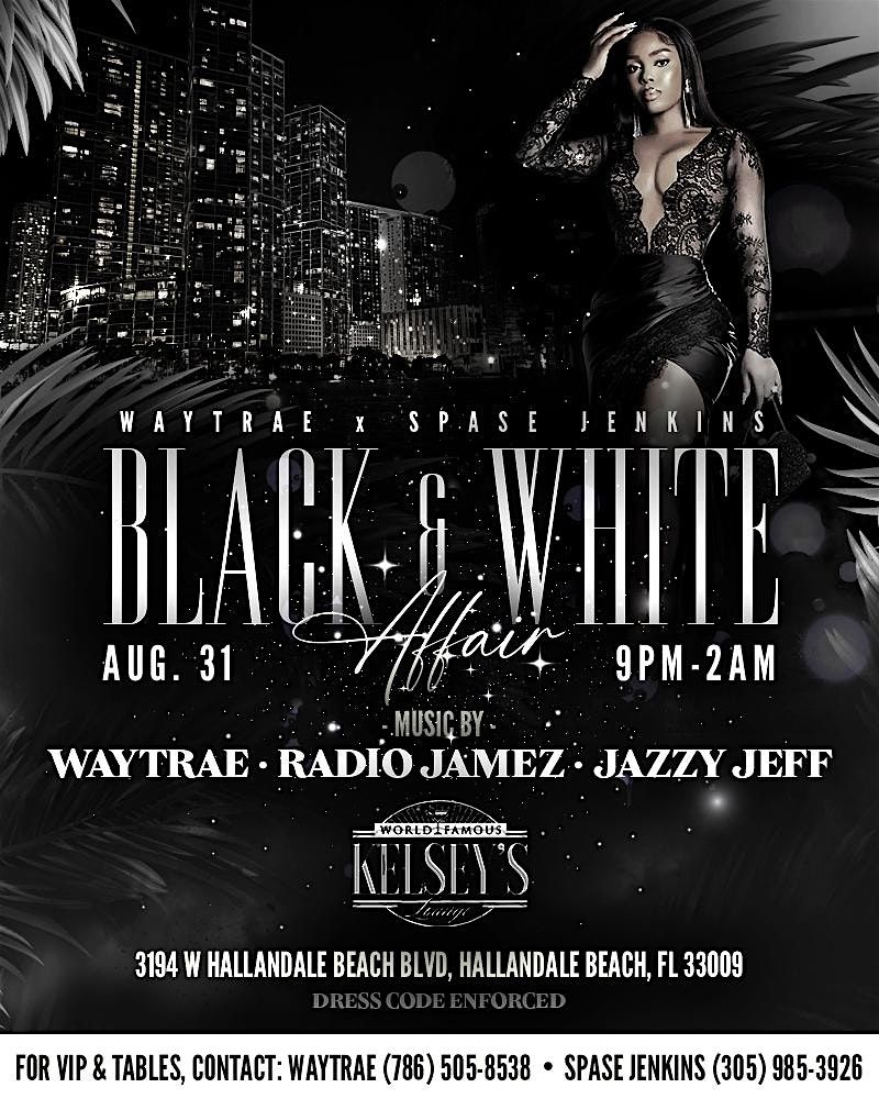 Black & White Affair 2024 !, Kelsey's Lounge, Hallandale Beach, 31