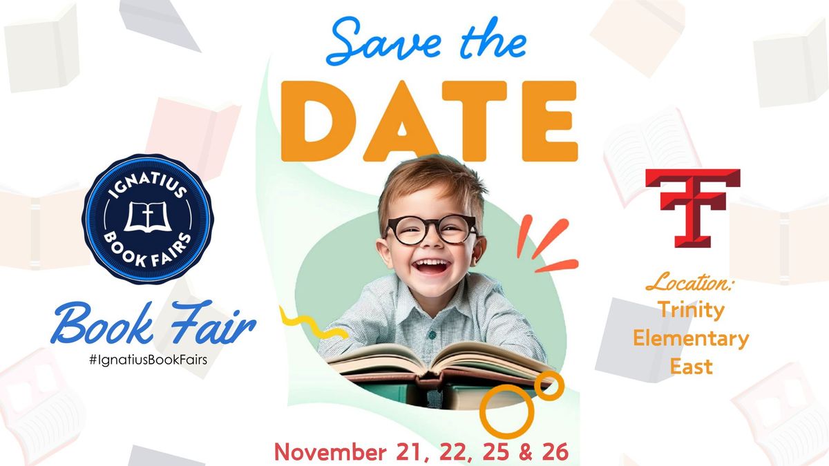 Fall Book Fair with Ignatius Books Nov. 21, 22, 25 & 26