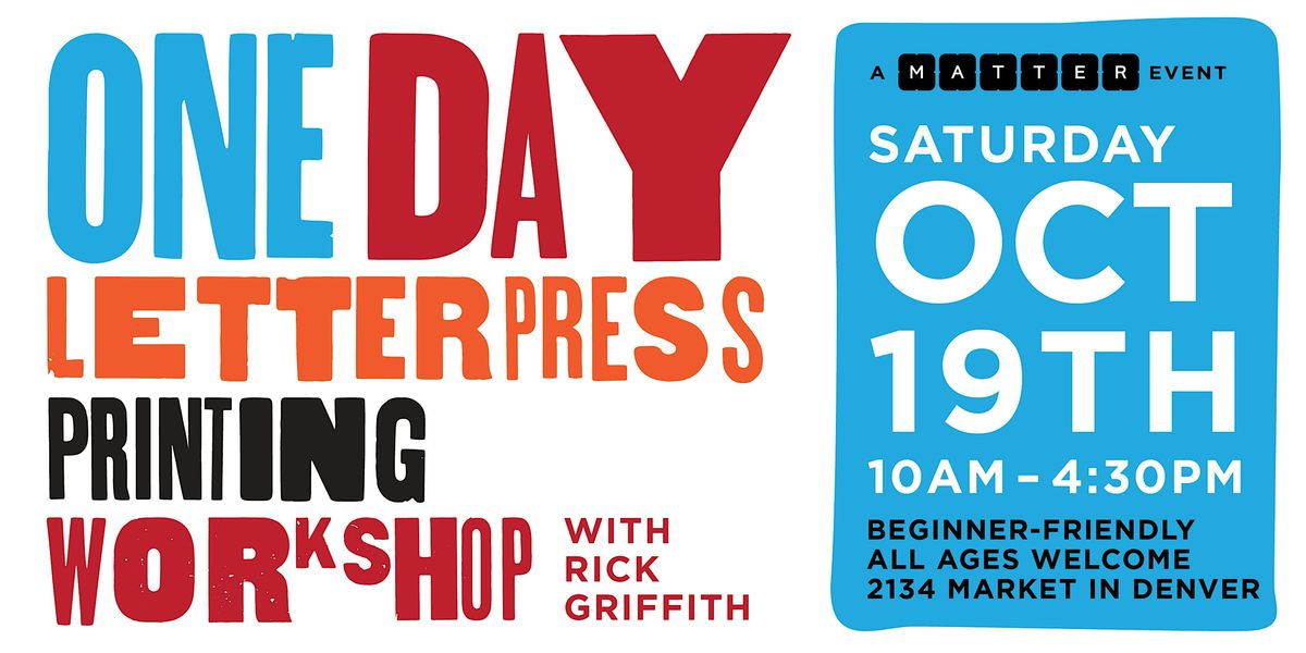 One-Day Letterpress Printing Workshop