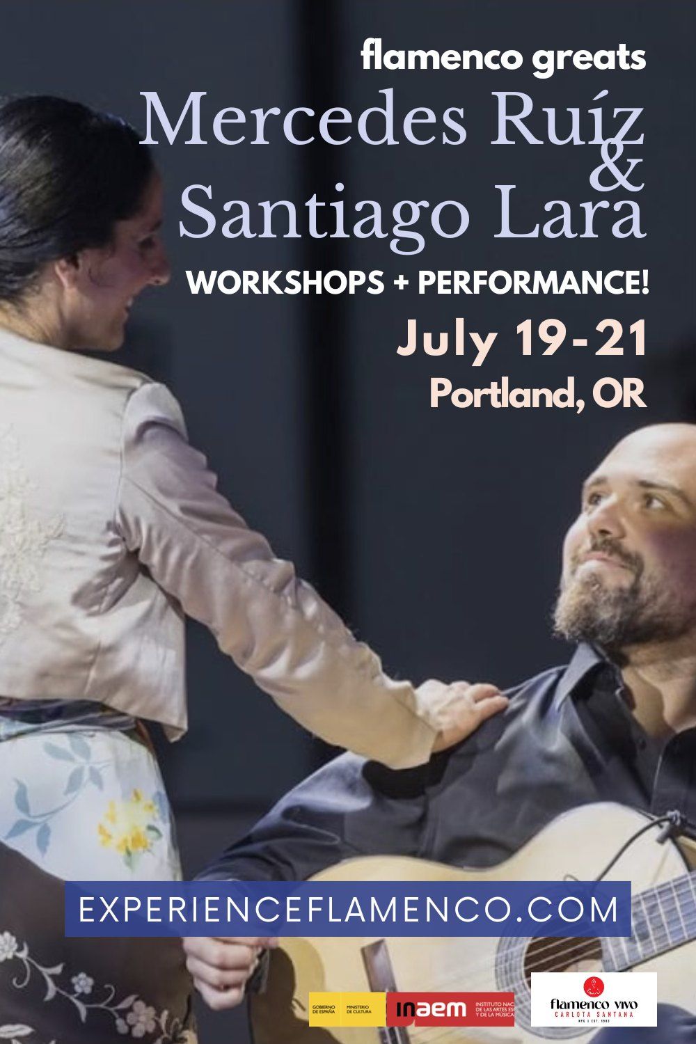 Mercedes Ruiz & Santiago Lara Flamenco Dance & Rhythm Workshops with 