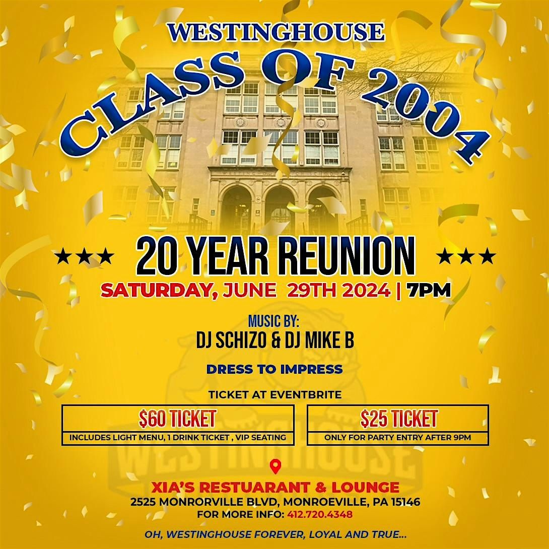 Westinghouse Class of 2004, 20 year reunion