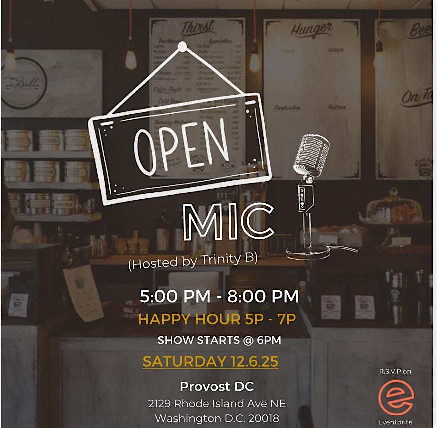 Pro Voices Open Mic @ Provost DC (Holiday Edition)