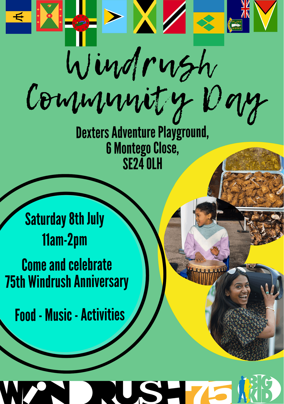 Windrush Community Day, Dexters Adventure Playground, London, 8 July 2023